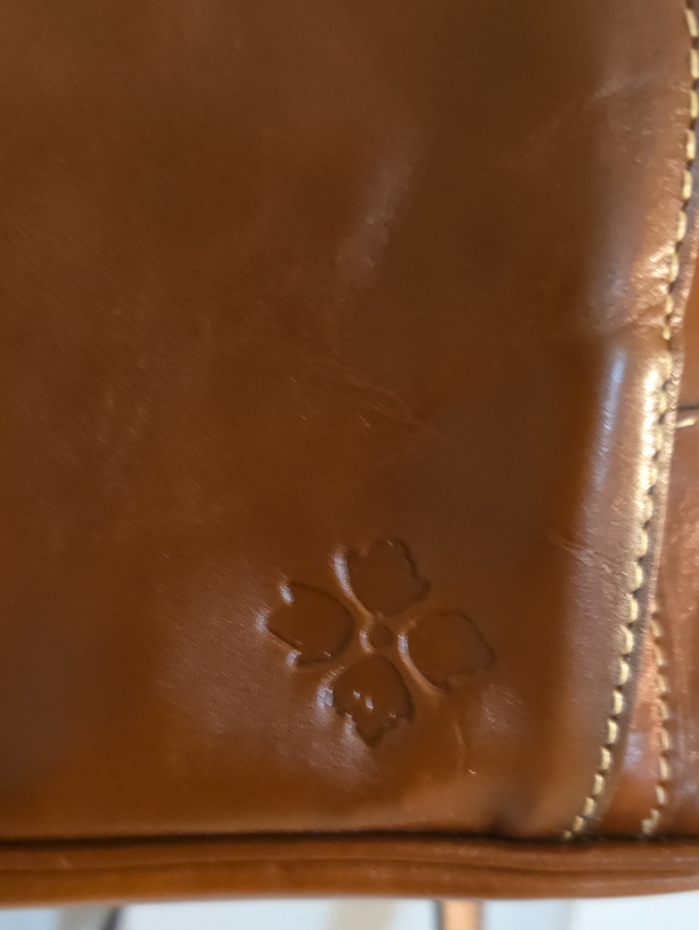 Patricia Nash Brown Leather Backpack Purse - Picture 2 of 11
